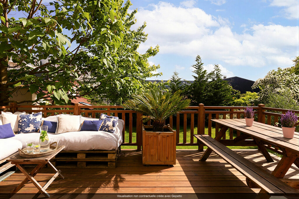 Paulownia SARTROUVILLE (78500) Superbe meulière rénovée et sa dépendance Prix : 940 000€. Agence MOSAIC immobilier dans le 78